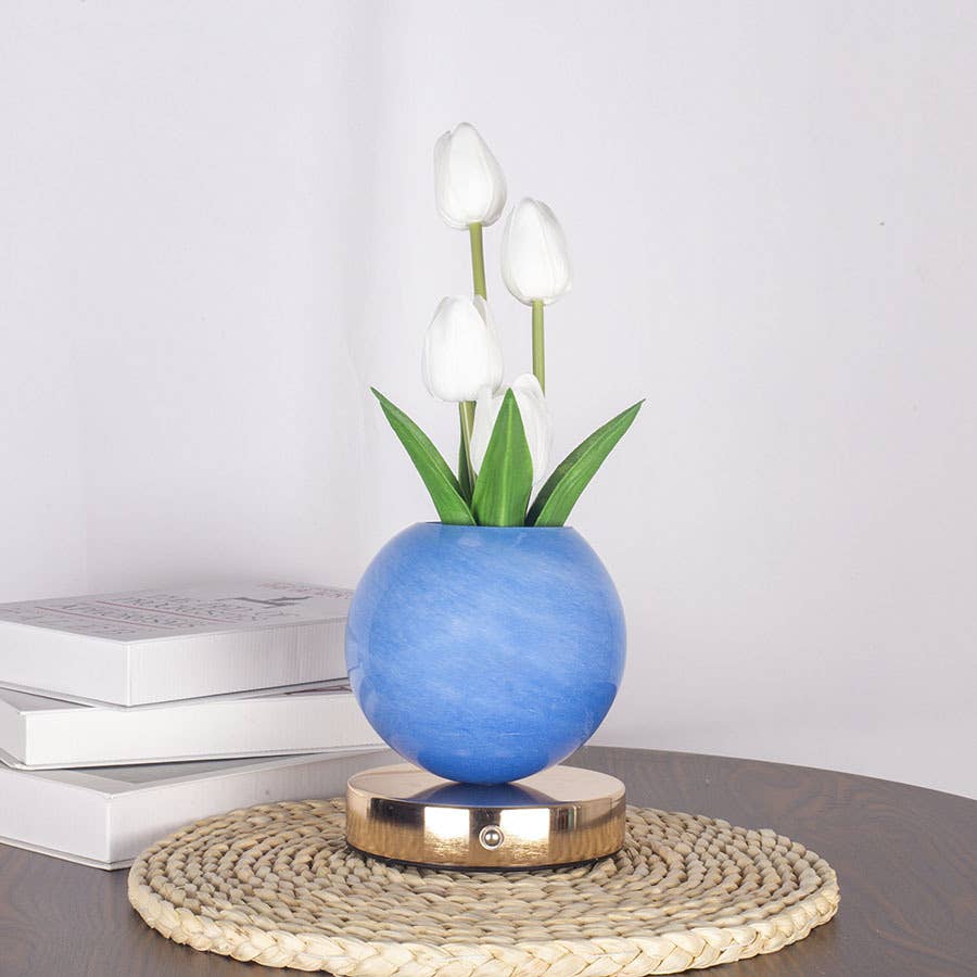 Stepless Dimmable Tulip Table Lamp
