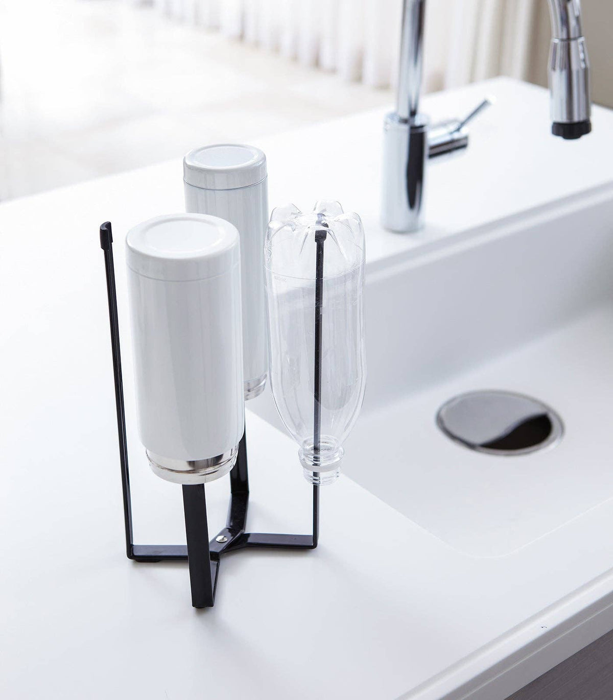 Minimalist Collapsible Bottle & Glass Drying Rack