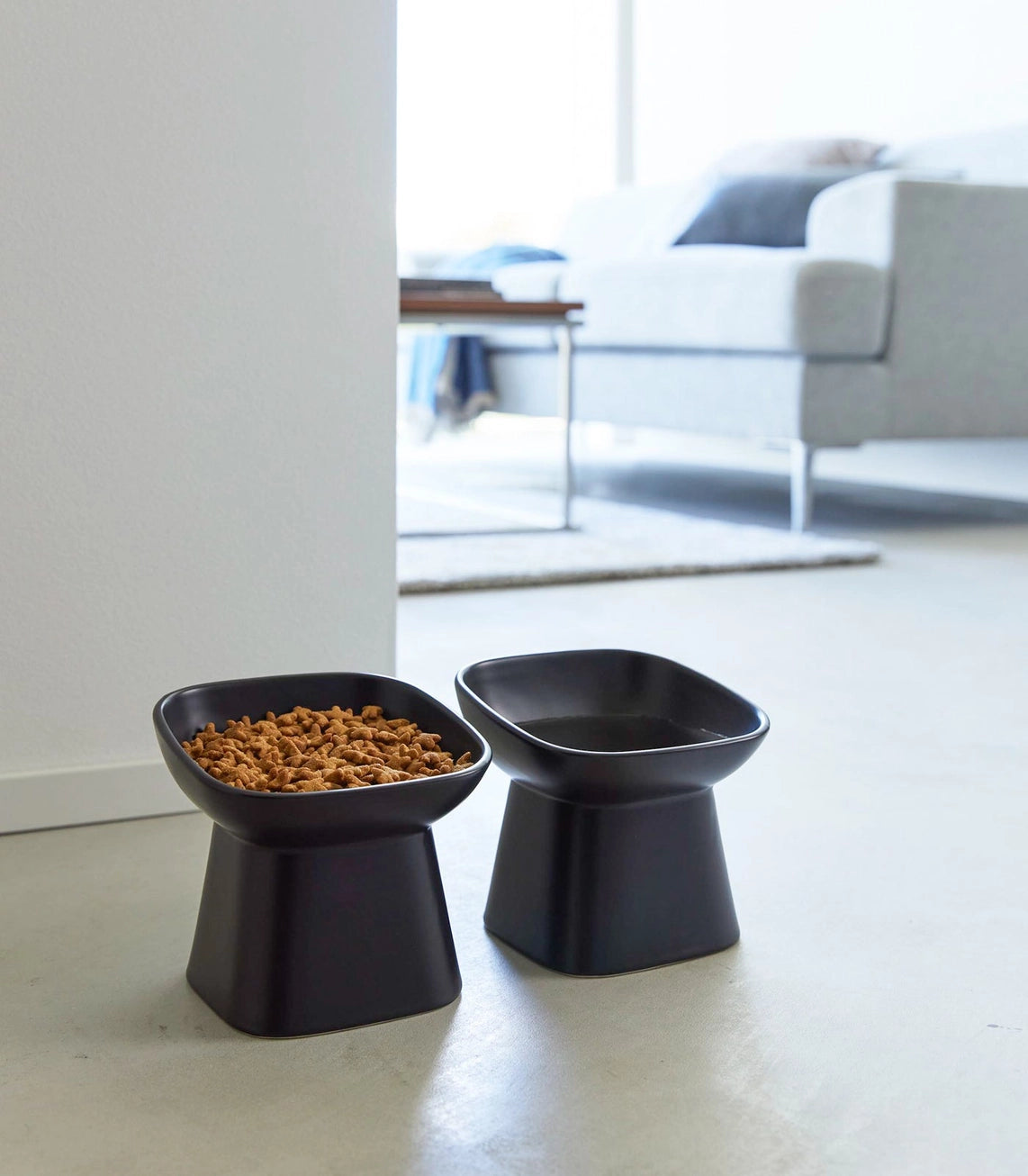 Modern Elevated Ceramic Pet Bowl