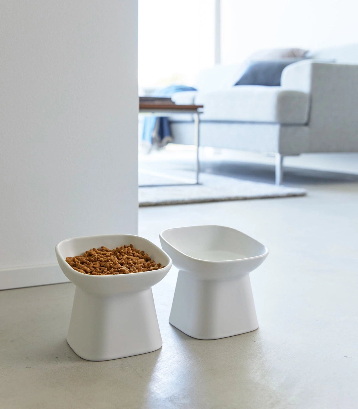 Modern Elevated Ceramic Pet Bowl