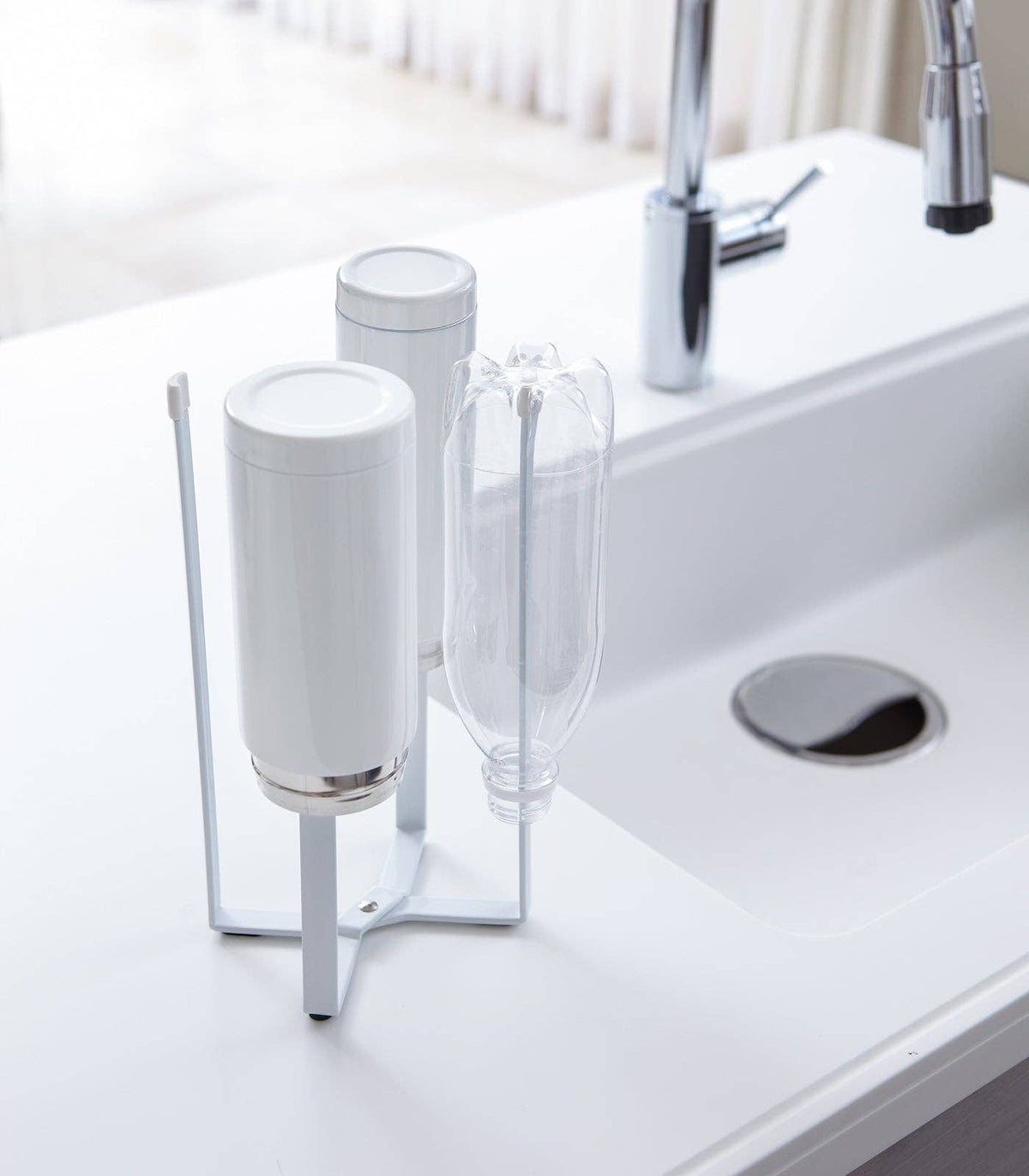 Minimalist Collapsible Bottle & Glass Drying Rack
