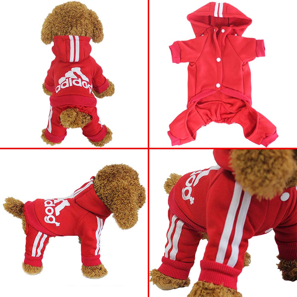 Adidog Pet Four-Legged Hoodie XS-XXL